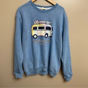 Mackinac Island Blur Crew Neck Medium VW van